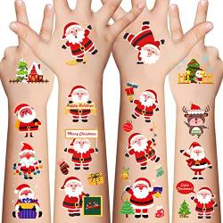 Awinmay Weihnachten Tattoos Kinder Strumpf Stuffers und Geschenke - 240 Stück Weihnachten Temporäre Tattoo Aufkleber für Jungen Mädchen,Weihnachten Party Favorit Urlaub Dekorationen liefert 16 Blätter von AWINMAY