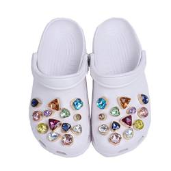 AWOCAN Bling Schuh Charm für Kroko-Charms, Schuhnadeln Dekorationsset, DIY Ihre Clog Sandalen, Schuhanhänger für Mädchen Frauen (C) von AWOCAN