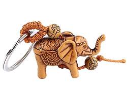 AXLorange Schlüsselanhänger Elefant aus Holz von AXLorange