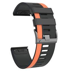 AXPTI 20 x 26 mm Smartwatch-Armbänder für Garmin Fenix 6 6XPro 5X 5 Plus 3 3HR Forerunner 935 945 Schnellverschluss-Armband aus Silikon, 26mm For Fenix 5X 5XPlus, Achat von AXPTI