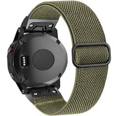 AXPTI 22 mm Smartwatch-Armband für Garmin Fenix 7, 6X, 6 Pro, 5X, 5 Plus, Quatix5, Forerunner 935 Epix, Nylon, Schnellverschluss-Handgelenkschlaufe, 22mm Width, Achat von AXPTI