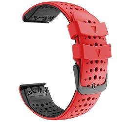 AXPTI 22 x 26 mm Smartwatch-Armbänder für Garmin Fenix 7 7X Epix/Instinct 2/Coros Vertix Vertix2 Schnellverschluss-Armband aus Silikon, 22mm For Fenix 7-EPIX, Achat von AXPTI