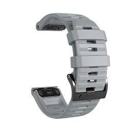 AXPTI 26 x 22 mm Silikon-QuickFit-Uhrenarmband für Garmin Fenix 7 7X 5 5X Plus 6 6X Pro 3 3HR Smartwatch Easyfit Armband, 26mm Fenix 5X 5XPlus, Achat von AXPTI