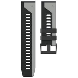 AXPTI Hot Sell 26 22 mm Uhrenarmband für Garmin Fenix 6 6X Pro 5X 5 Plus 3 HR 935 Tactix Delta Weiches Silikonband Smartwatch-Zubehör, 26mm Descent Mk1 MK2, Achat von AXPTI