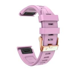 AXPTI Silikon-Uhrenarmband für Garmin Fenix 5S Plus 6S Pro Smartwatch, 20 mm, mit Schnellverschluss, buntes Armband, 20mm Width, Achat von AXPTI