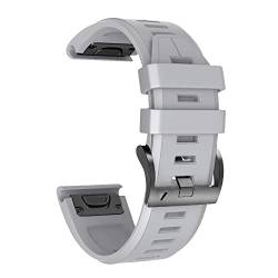 AXPTI Silikon-Uhrenarmband mit Schnellentriegelung für Garmin Fenix 6, 6X, Pro, 5X, 5 Plus, 3HR, Fenix 7X, 7, Forerunner 935, 945 Smartwatch, 26mm Descent Mk1 MK2, Achat von AXPTI