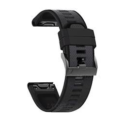 AXPTI Silikon-Uhrenarmband mit Schnellentriegelung für Garmin Fenix 6, 6X, Pro, 5X, 5 Plus, 3HR, Fenix 7X, 7, Forerunner 935, 945 Smartwatch, 26mm Fenix 3 HR D2, Achat von AXPTI