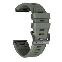 AXPTI Zweifarbiges Silikon-Smartwatch-Armband für Garmin Fenix 5X/5XPlus/6X/6XPro/3/3HR/Descent MK1/D2 Delta PX Uhrenarmband, 26mm Fenix 5XPlus, Achat von AXPTI