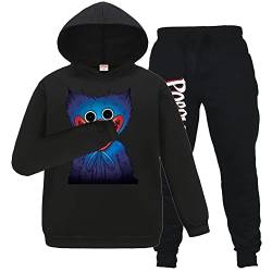 AXhyjin Youtube Game Merch Kinder Trainingsanzüge YouTube Gamer Hoodie und Hose 2-teiliges Kleidungsset, Schwarz , 7-8 Jahre von AXhyjin