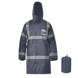 AYKRM Regenanzug warnschutz 4XL Herren Marineblau Leichte Wasserdichte Warn Regenjacke von AYKRM