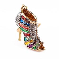 Süßer High Heels Schlüsselanhänger, Einzigartige Form Strass Kristall Schlüsselanhänger Charm Anhänger Brieftasche Schlüsselanhänger Schlüsselanhänger von AYNEFY