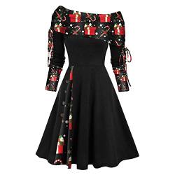 Weihnachtskleider Damen Weihnachtskleid Wolle Weihnachtswichtel Kostüm Christmas Clothes Weihnachtskleid Damen Festliche Kleider Für Damen Weihnachten Rotes Weihnachtskleid Damen Muttergeschenk von AZISEN