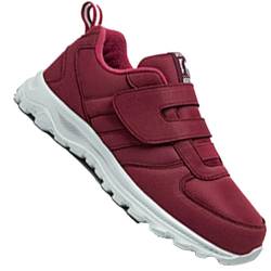 AZMAHT Damen Herren Diabetiker Schuhe Weit Gesundheit Sneaker mit Klettverschluss Breit Halbschuhe Geschwollene Füße Gesundheitsschuhe,Women red,42/260mm von AZMAHT