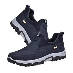 AZMAHT Sneaker Sportschuhe für Herren orthopädische Schuhe Herren Halbschuhe Herren Schuhe breite füße Herren Gesundheitsschuhe Herren Schuhe für breite füße,Blau,45/275mm von AZMAHT