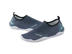 AZTRON Gemini-II Aqua Shoes Badeschuhe Surfschuhe Wasserschuhe Neoprenschuhe Neopren Grey von AZTRON