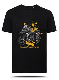 AZgraphishop T-Shirt mit Grafik R 1250 GS Exclusive Paint Style TS-BM-023, Schwarz , XXL von AZgraphishop