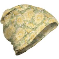 Abakuhaus Beanie Wandern im Freien Blumen Chrysantheme-Blumen-Motive von Abakuhaus