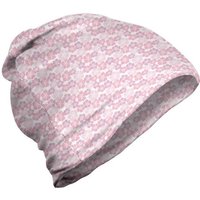 Abakuhaus Beanie Wandern im Freien Blumen Pastelltöne Blush Blume von Abakuhaus