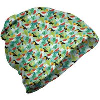 Abakuhaus Beanie Wandern im Freien Cactus Print Summer Forest Birds von Abakuhaus