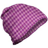 Abakuhaus Beanie Wandern im Freien Quatrefoil Oriental Rosa und Lila von Abakuhaus