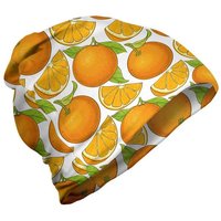 Abakuhaus Beanie Wandern im Freien Sommer-Orange Frische Juicy Fruits von Abakuhaus