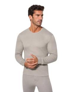 Abanderado Herren Thermofaser für den Winter Baselayer-Shirt, grau, L von Abanderado