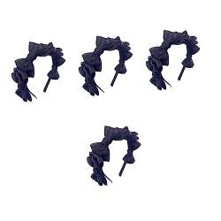 Abaodam 4 Stück Schleife Stirnband Haargummis Für Frauen Haargummi Aus Satin Frauen Stirnband Kopftuch Für Frauen Schleifenstirnbänder Für Frauen Haarschal Damen Südkorea Plastik Gesicht von Abaodam