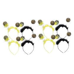 Abaodam 8 Stk Party-kopfschmuck Cosplay-stirnbänder Biene Haarreifen Tierische Stirnbänder Frühlingshaarreifen Kleidung Feder von Abaodam
