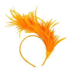 Abaodam Fell-stirnband Fascinator-stirnband Im Stil Der 1920er Jahre 20er-jahre-fascinator-hüte Kostüm-fascinator Fascinator Für Karneval -fascinator-hut Gatsby Frau Halloween von Abaodam