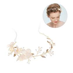 Abaodam Haarschmuck Brautaccessoires Rosa Haargummi Kopfschmuck Für Die Braut Hochzeit Kopfschmuck Braut Stirnband Brautjungfer Haarring Koreanische Version von Abaodam