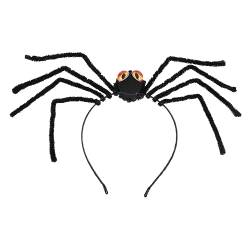 Abaodam Spinnenkopfschmuck Cosplay-spinnen-stirnband Spinnen-stirnband-cosplay Lustige Halloween-kostüme Halloween Spinne Kopfbedeckung Haarschmuck Gotisch Kleidung Kind Polyester; Plüsch von Abaodam