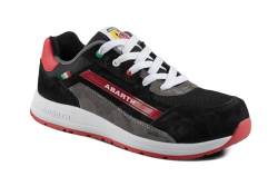 Abarth Herren A595 Constuction Shoe, 93-ZWART/Rood, 43 EU von Abarth