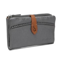 Abbacino Damen Ealsa Reisezubehör-Brieftasche, Silber von Abbacino