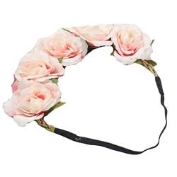 Hochzeits-Haarschmuck für Frauen, Blumenkranz, Stirnbänder, Brautschmuck, Blumen-Stirnbänder, künstliche Blumenkrone, Braut-Kopfschmuck für Hochzeit von Abcsweet