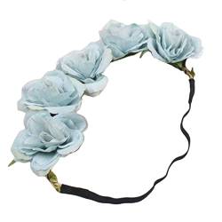 Hochzeits-Haarschmuck für Frauen, Blumenkranz, Stirnbänder, Brautschmuck, Blumen-Stirnbänder, künstliche Blumenkrone, Braut-Kopfschmuck für Hochzeit von Abcsweet