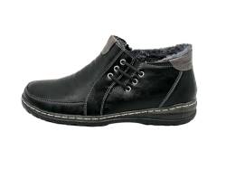 Ablovo® Damen Boots Stiefeletten Stiefel Winterschuhe Gefütterte Schuhe (Schwarz, Erwachsene, Damen, 41, Numerisch, EU Schuhgrößensystem, M) von Ablovo