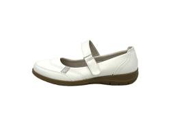 Ablovo® Damen Slipper Loafer Bequeme Mokassins Slip on Frauen Halbschuhe (Weiß, EU Schuhgrößensystem, Erwachsene, Damen, Numerisch, M, 38) von Ablovo