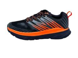 Ablovo® Herren Sneaker Sportschuhe Turnschuhe Laufschuhe Freizeitschuhe (Navy-Orange, EU Schuhgrößensystem, Erwachsene, Herren, Numerisch, M, 43) von Ablovo