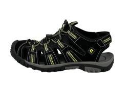 Ablovo Herren Damen Sandalen Outdoor Sport Trekking sandalen (Schwarz-Apfelgrün, EU Schuhgrößensystem, Erwachsene, Herren, Numerisch, M, 41) von Ablovo
