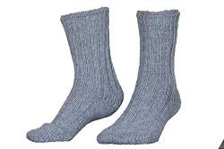 Abolengo de Alpaca Alpaka Socken, kuschelig weich und in vielen Farben und Größen, 35-38, hellgrau von Abolengo de Alpaca