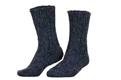 Abolengo de Alpaca Alpaka Socken, kuschelig weich und in vielen Farben und Größen, 43-46, anthrazit von Abolengo de Alpaca