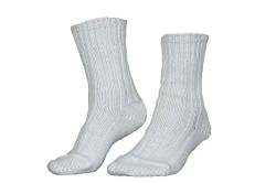 Abolengo de Alpaca Alpaka Socken, kuschelig weich und in vielen Farben und Größen, 43-46, naturweiß von Abolengo de Alpaca