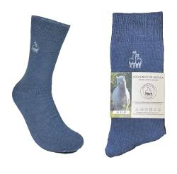 Abolengo de Alpaca Deine Alpaka Socke, besonders weich und kuschelig, passen auch perfekt in Schuhen, hellblau 35-38 von Abolengo de Alpaca