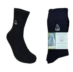 Abolengo de Alpaca Deine Alpaka Socke, besonders weich und kuschelig, passen auch perfekt in Schuhen, schwarz 35-38 von Abolengo de Alpaca