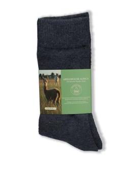 Abolengo de Alpaca Sommer Alpaka Socken, perfekt für z.B. Sneaker, angenehm weich und super Klima, 39-42, dunkelblau von Abolengo de Alpaca
