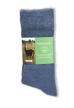 Abolengo de Alpaca Sommer Alpaka Socken, perfekt für z.B. Sneaker, angenehm weich und super Klima, 39-42, hellblau von Abolengo de Alpaca