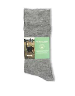 Abolengo de Alpaca Sommer Alpaka Socken, perfekt für z.B. Sneaker, angenehm weich und super Klima, hellgrau, 35-38 von Abolengo de Alpaca