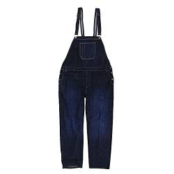 Abraxas Jeans Latzhose in Herrenübergröße, Stonewash-Blue, Größe:5XL von Abraxas