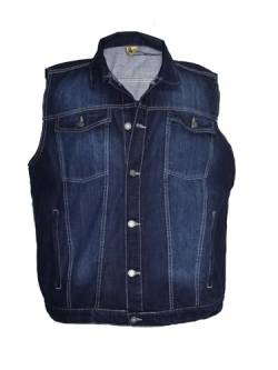 Abraxas Jeansweste dunkelblau stonewash, Größe:12XL von Abraxas