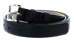Abro Leather Adria Basic Belt W95 Black/Nickel von Abro